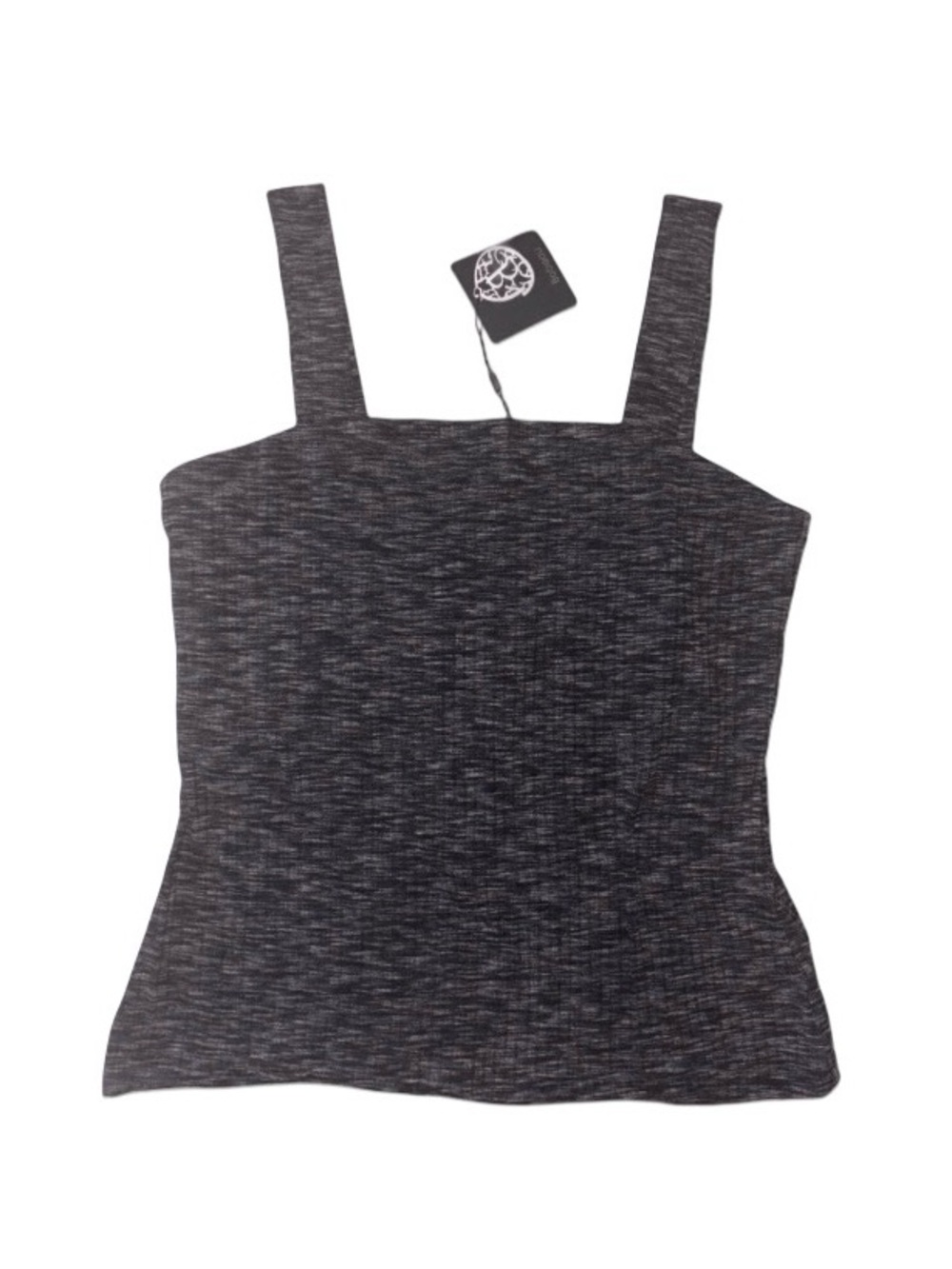 NWT 🏷️ Bobeau Grey & White Fitted Tank